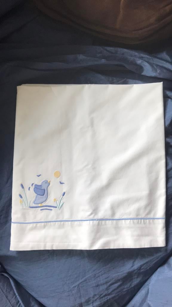 Drap Dujardin 117/141 cm et taie d’oreiller 52/39 cm, Enfants & Bébés, Comme neuf