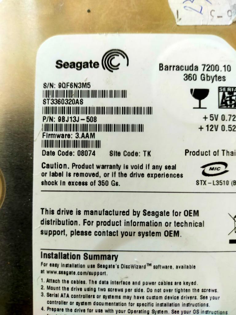 Hard Disk Seagate, Computers en Software, Harde schijven, Intern, SSD, Nieuw, Ophalen of Verzenden