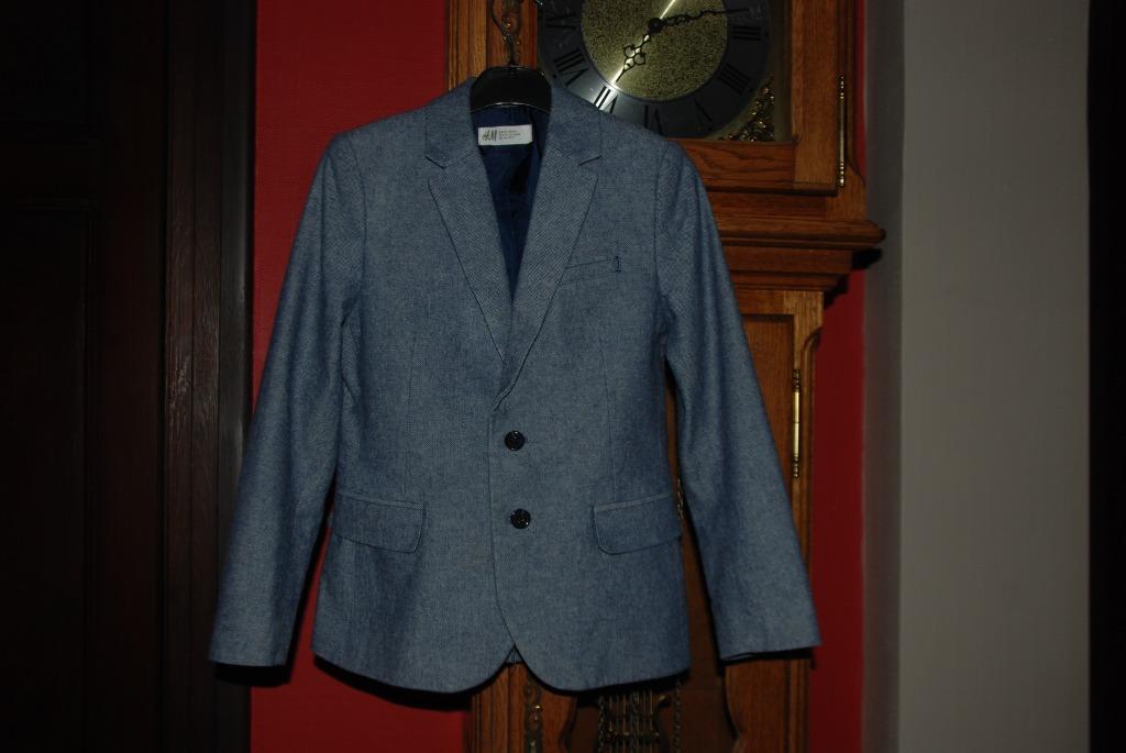 Veston blazer garçon "H&M" bleu T134cm ou 8/9A comme NEUF!, Garçon, Enlèvement ou Envoi, H&M, Comme neuf
