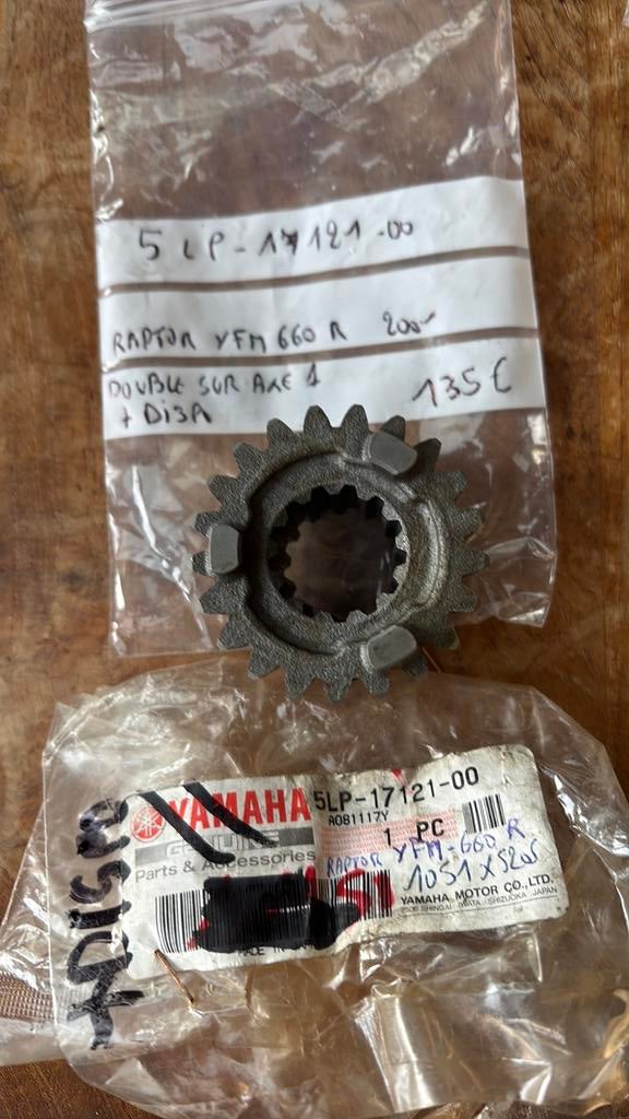 5LP-17121-00 Pignon Raptor 660R, Enlèvement ou Envoi, Neuf