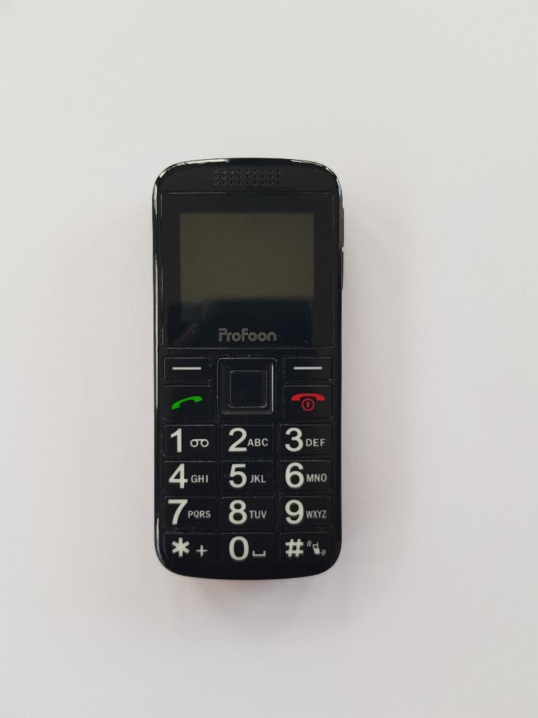 gsm PROFOON met grote toetsen en luide beltoon senioren, Telecommunicatie, Mobiele telefoons | Batterijen en Accu's, Gebruikt