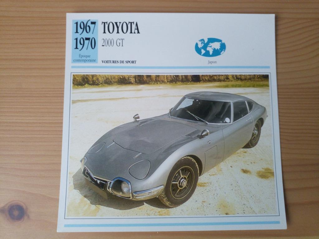 Toyota - Fiches Edito Service période construction 1967-1990, Enlèvement ou Envoi, Comme neuf, Voitures