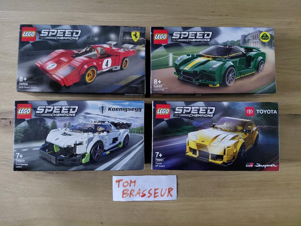 Lego Speed Champions - 76900, 76901, 76906, 76907 (NIEUW), Ophalen of Verzenden, Nieuw, Complete set, Lego