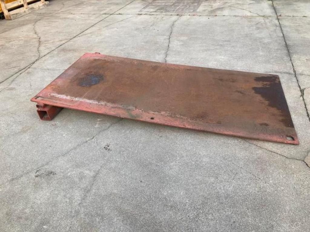 Stalen rijplaat oprijplaat ramp oprijramp heftruck, Ophalen, Heftruck