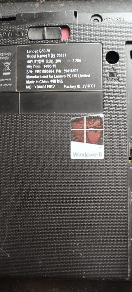 Lenovo G50-70 Pièces, Enlèvement, Utilisé