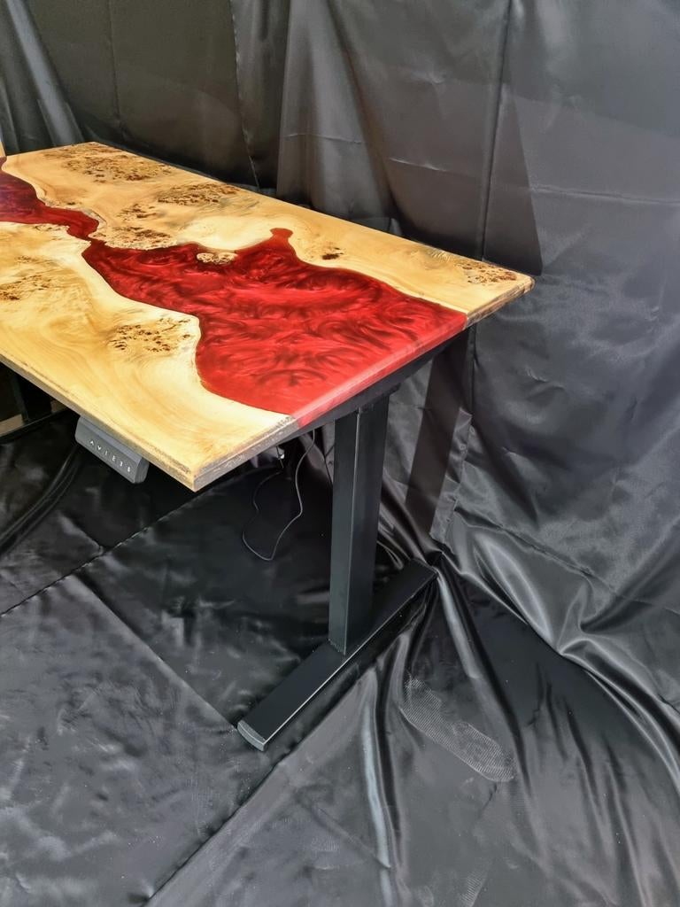 Loupe de mappa unique avec époxy bureau réglable, Enlèvement, Électrique, Neuf