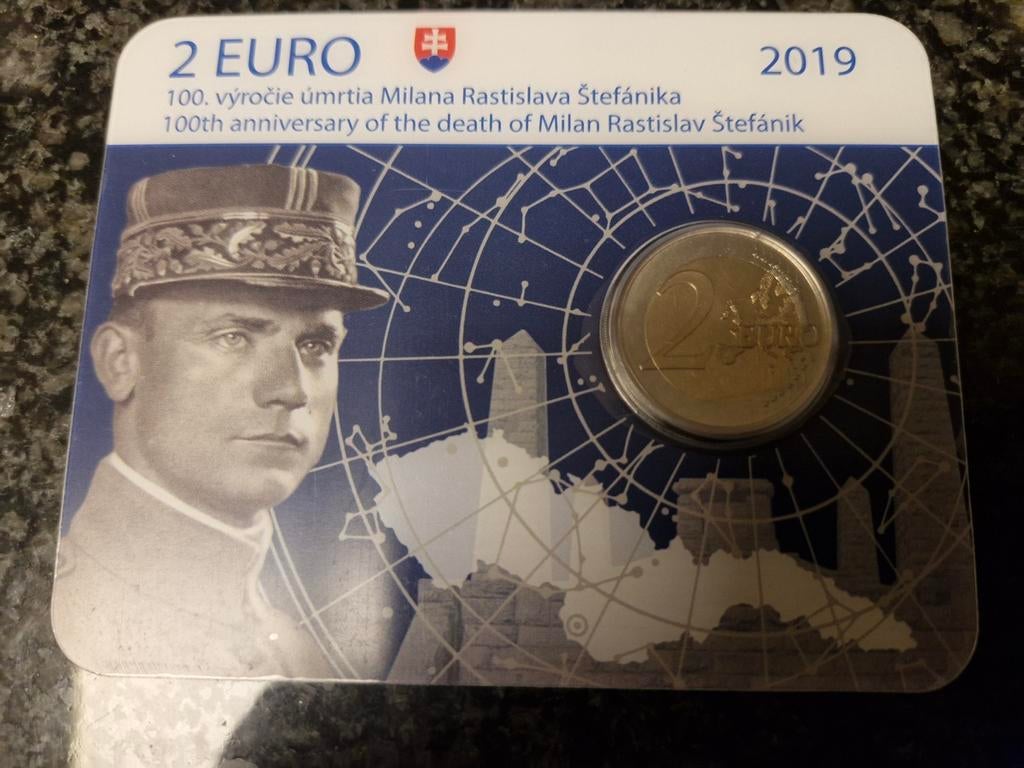 Coincard de 2 euros 2019 Slovaquie, Timbres & Monnaies, Enlèvement ou Envoi