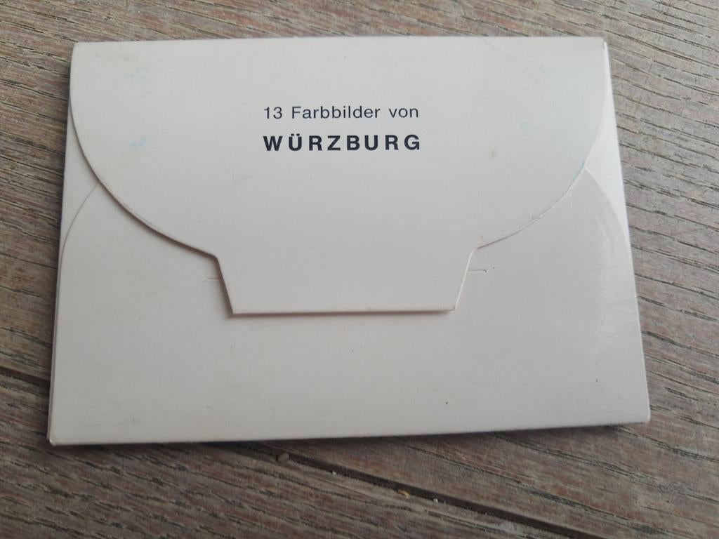 Carte de 13 cartes postales 'Würzburg', Enlèvement ou Envoi