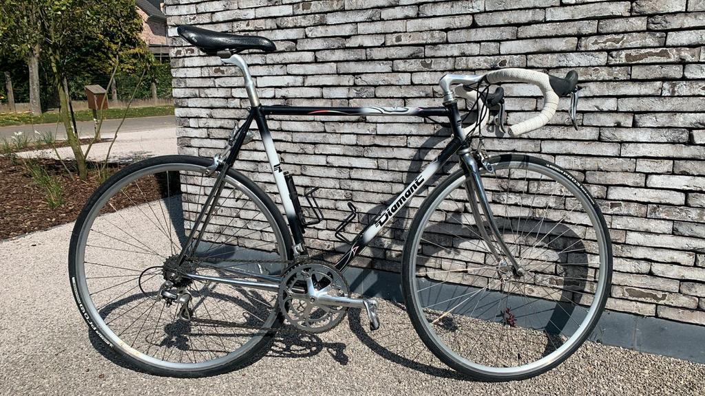 Vélo de vélo rétro diamanté avec finition Campagnolo, Vélos & Vélomoteurs, 57 à 61 cm, Enlèvement, Utilisé, 15 à 20 vitesses