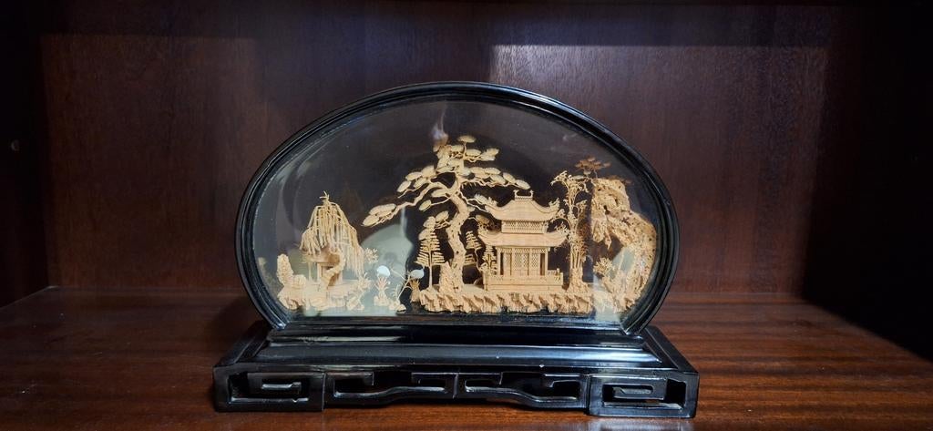 Diorama chinois vintage, Enlèvement ou Envoi