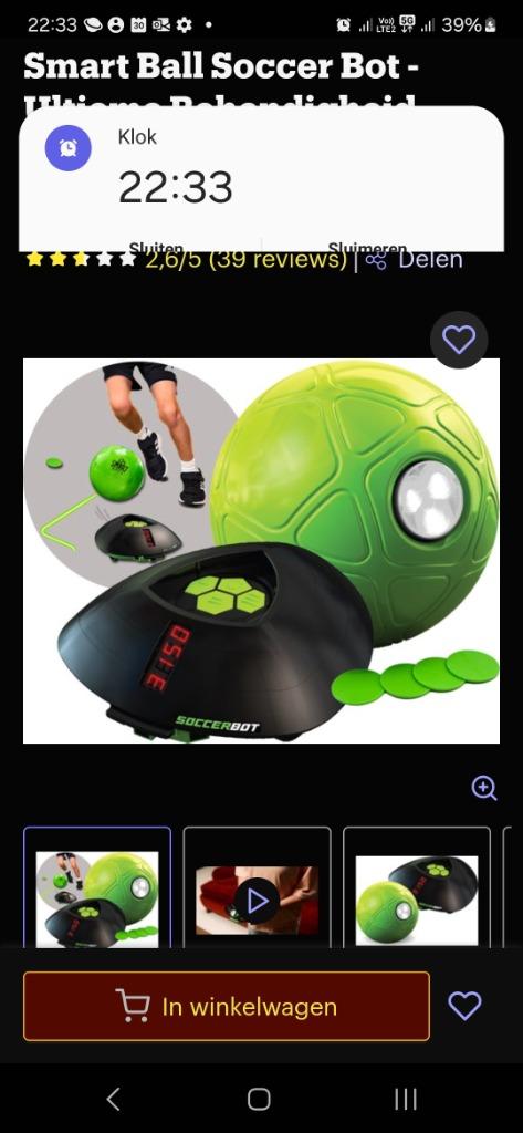 Smart ball soccer, Sports & Fitness, Football, Enlèvement, Neuf, Ballon