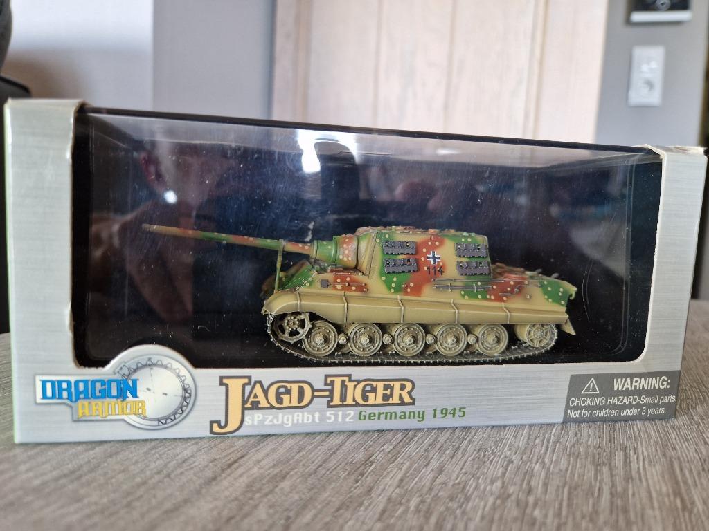 Dragon Armor 60013 JagdTiger Henschel char panzer tank, Collections, Enlèvement ou Envoi, Armée de terre, Miniature ou Figurine