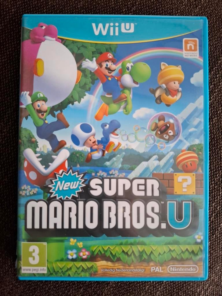 WiiU New Super Mario Bros (complet), Consoles de jeu & Jeux vidéo, Enlèvement ou Envoi, Comme neuf