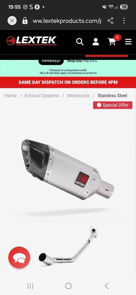 Ik zoek deze uitlaat voor peugeot speedfight 3 125cc, Enlèvement ou Envoi