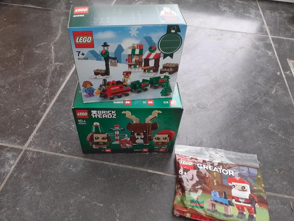 LEGO  - 40353- Rendier met Kerst Elven en 40262 en 30573, Ophalen of Verzenden, Nieuw, Complete set, Lego