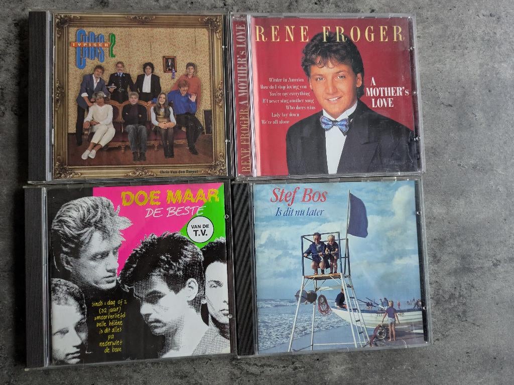 CD MUZIEK CEEDEES 4X  RENE FROGER STEF BOS  DOE MAAR CHRIS2, Ophalen of Verzenden, Zo goed als nieuw
