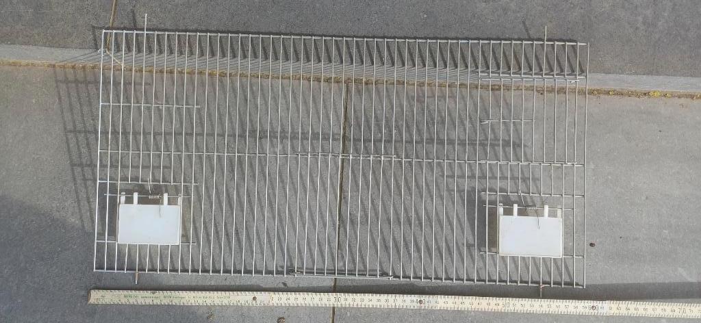 4 Fronten (60cm x 30cm) voor vogelkooien, Ophalen of Verzenden, Zo goed als nieuw, Kooi-accessoires