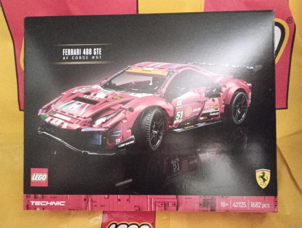 LEGO - 42125 - Ferrari 488 GTE “AF Corse #51”, Ophalen of Verzenden, Nieuw, Complete set, Lego