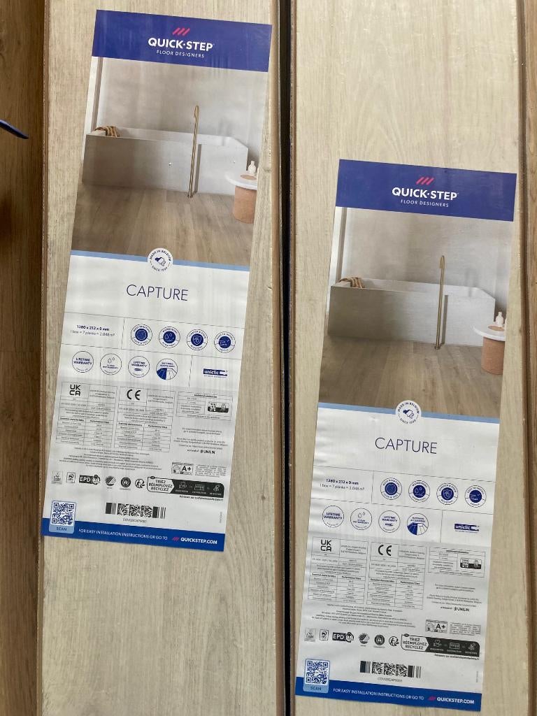 QuickStep SIG4748 laminaat, Doe-het-zelf en Bouw, Vloerdelen en Plavuizen, Nieuw, Laminaat, Hout, 50 tot 150 cm, 10 tot 30 cm