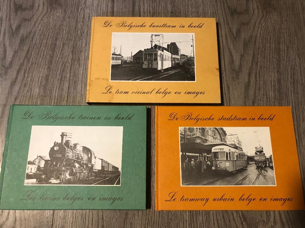 cartes postales anciennes des livres de tramway et de trains, Collections, Trains & Trams, Enlèvement ou Envoi, Tram