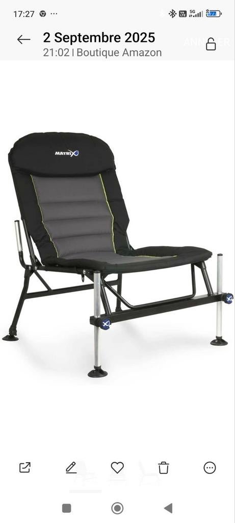 Siege matrix deluxe, Sports nautiques & Bateaux, Enlèvement, Comme neuf