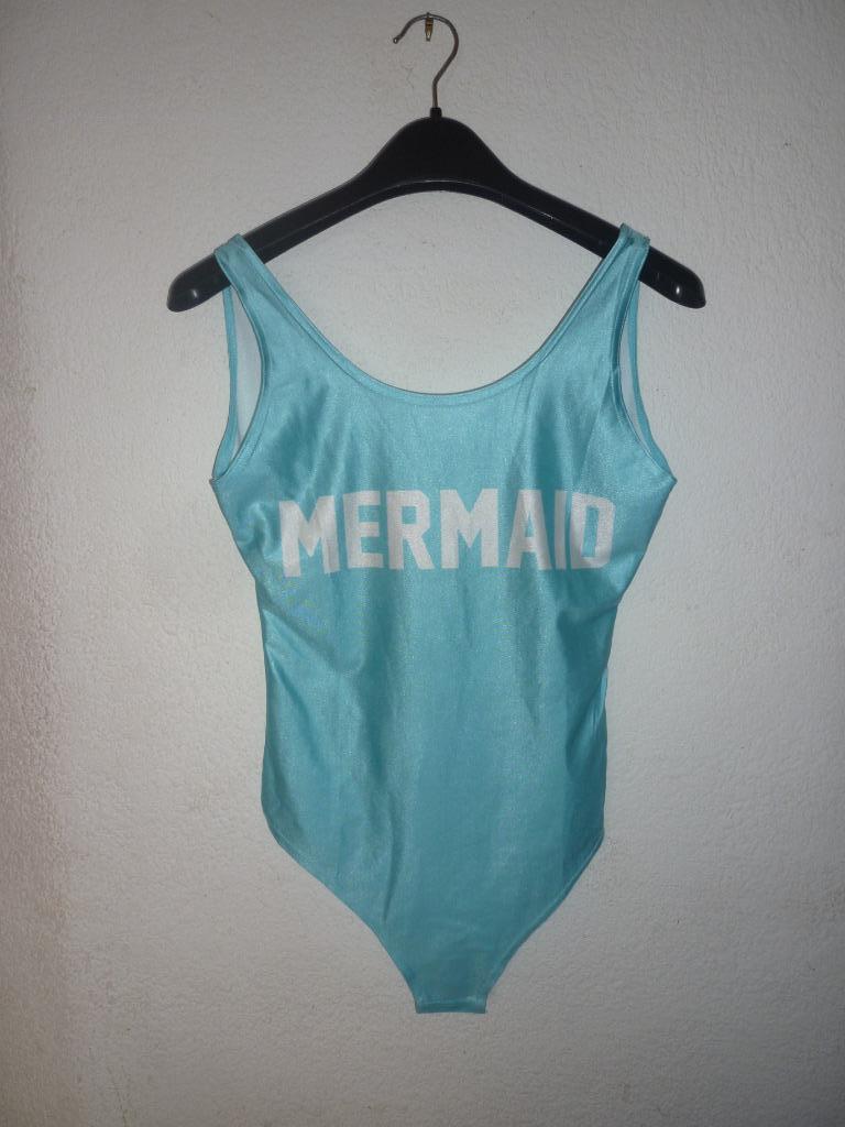 Badpak afdrukken, Kleding | Dames, Badmode en Zwemkleding, Verzenden, Zo goed als nieuw, Blauw, Badpak