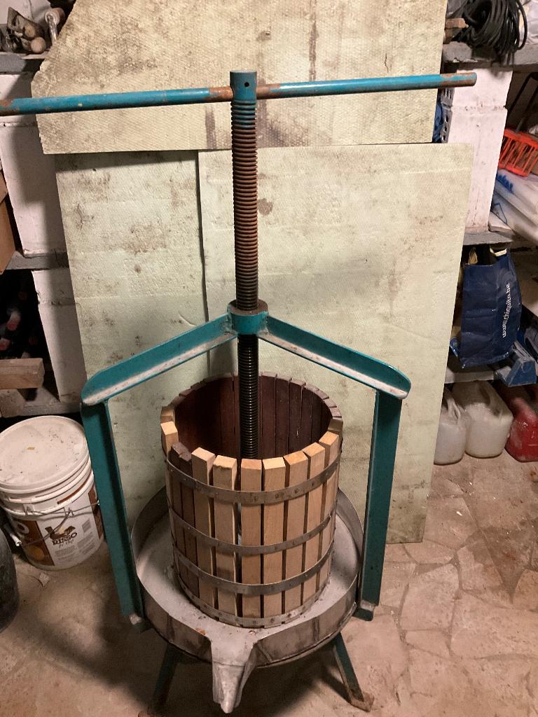 Druivenpers, Ophalen, Gebruikt