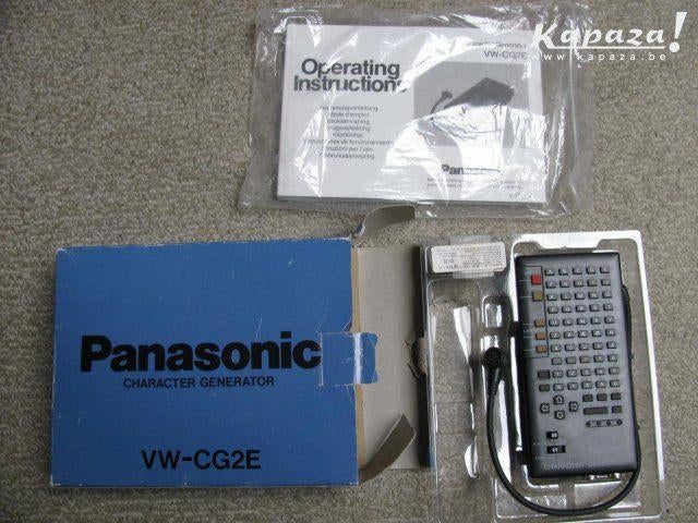 Panasonic titelgenerator, Ophalen, Zo goed als nieuw