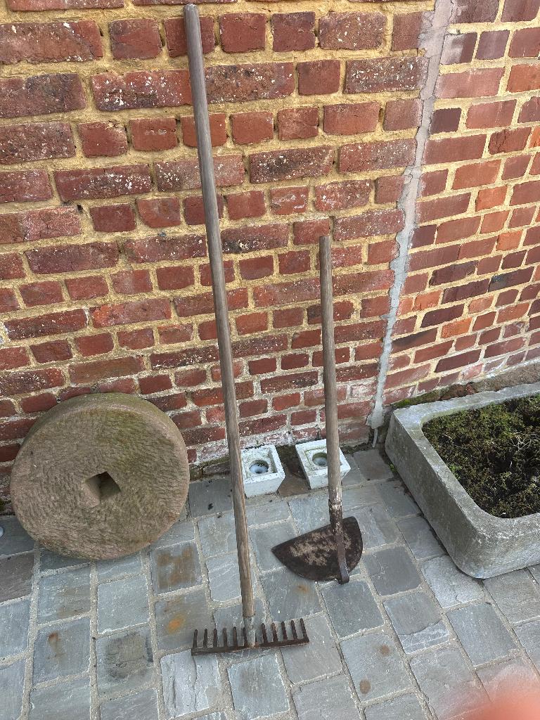 Hark en kapper, Tuin en Terras, Ophalen of Verzenden, Gebruikt, Hark