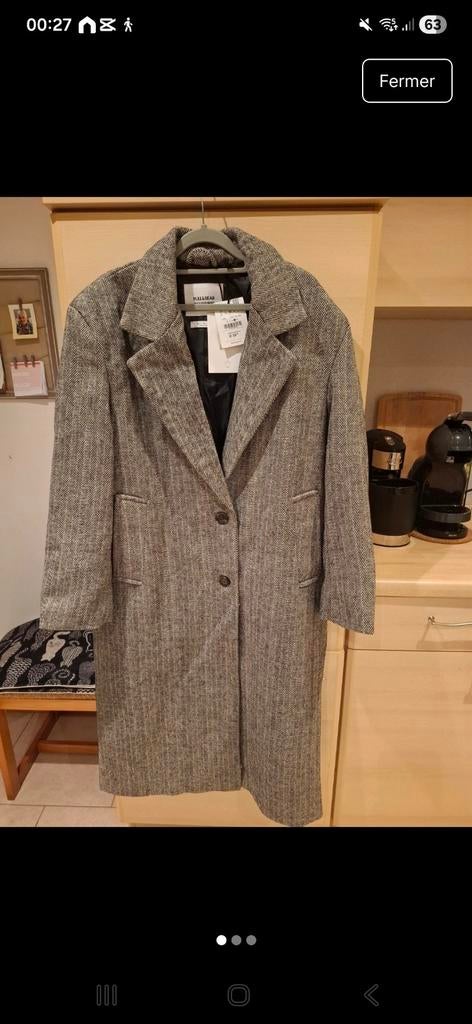 Manteau Pull&Bear, Vêtements | Femmes, Gris, Enlèvement ou Envoi, Pull&Bear, Taille 42/44 (L)