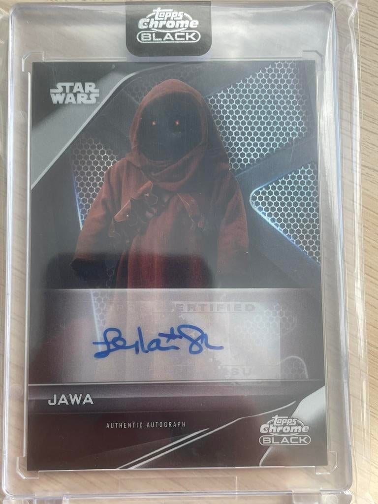 2023 Topps Chrome Black Jawa auto, Ophalen of Verzenden, Nieuw, Plaatje