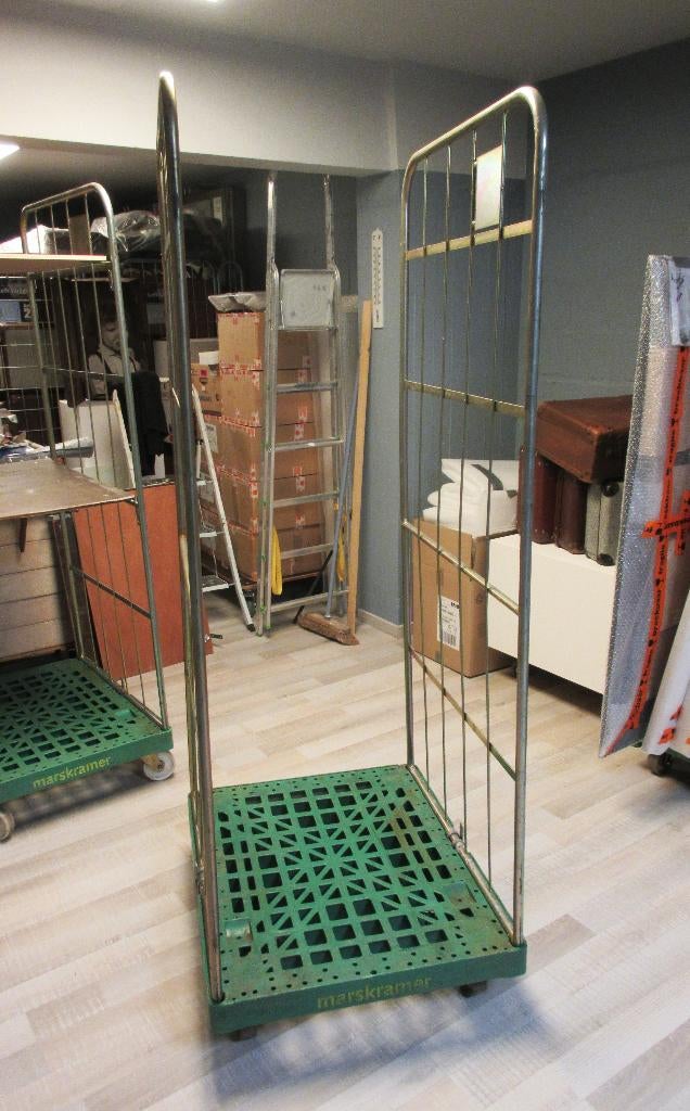 Rolcontainers, Doe-het-zelf en Bouw, Transportwagens, Ophalen of Verzenden, Gebruikt