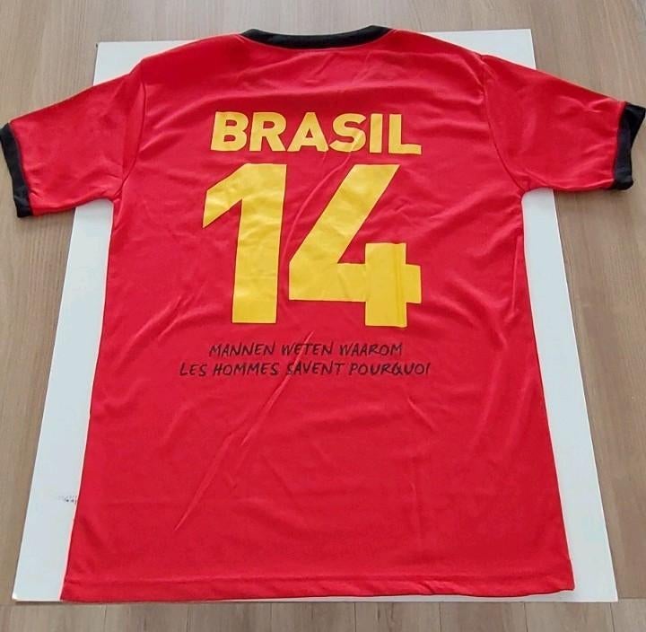 VOETBALSHIRT BELGIUM / WK 2014 BRASIL, Sport en Fitness, Maat L, Ophalen of Verzenden, Zo goed als nieuw