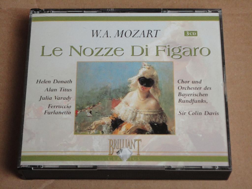 3CD BOX -  W.A. MOZART - Le Nozze Di Figaro, Ophalen of Verzenden