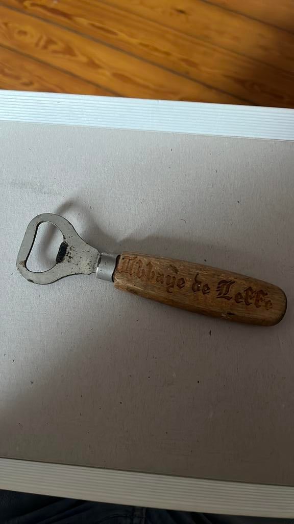 Oude flessen opener Abdy van Leffe, Ophalen of Verzenden, Leffe