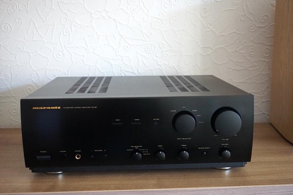 Marantz PM-68 versterker – Hi-Fi, goede werkende staat, Gebruikt, 60 tot 120 watt, Stereo, Ophalen