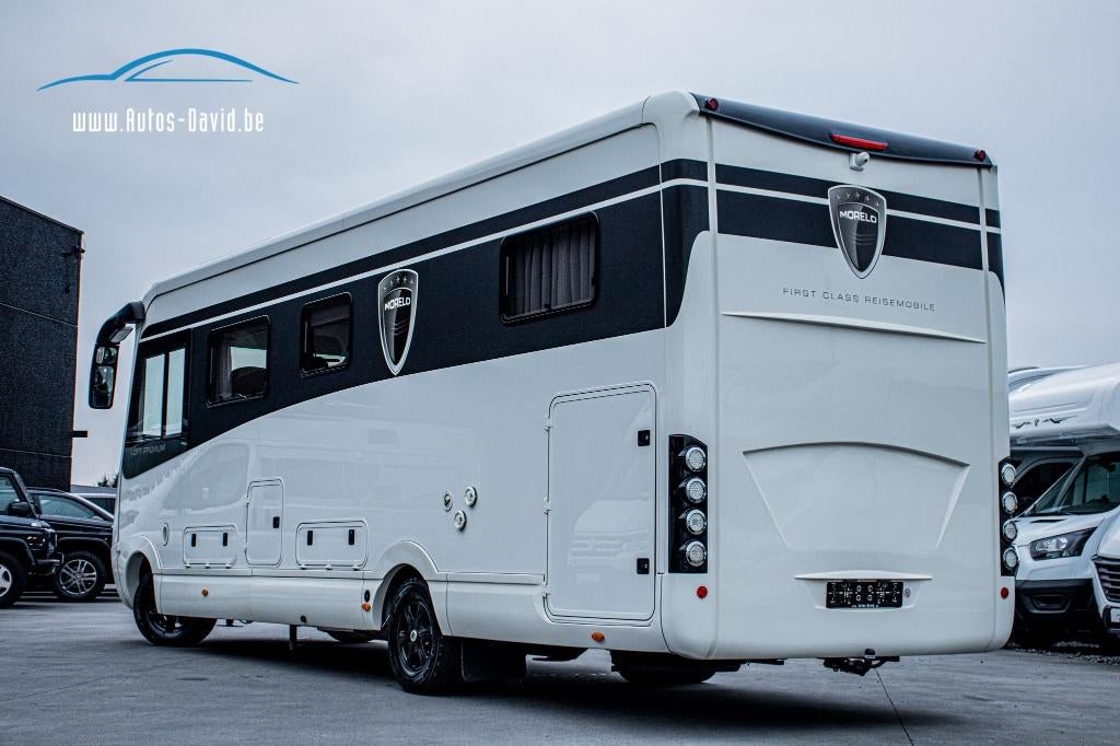 Morelo Loft 86 LBXT 3.0d Iveco Aut. 5 Slaappl. Mobilhome, Buscamper of Camperbus, Bedrijf, Diesel, Luifel