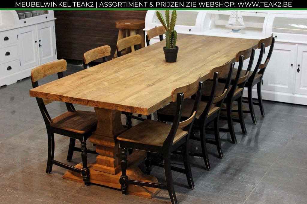 Nieuwe teak tafels - teakhouten eettafel bij TEAK2, Huis en Inrichting, Tafels | Eettafels, Nieuw, Eikenhout, Teakhout, Overige houtsoorten