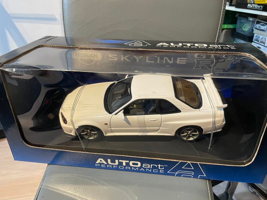 Autoart Gtr r34, Enlèvement ou Envoi, Comme neuf, Voiture, Autoart