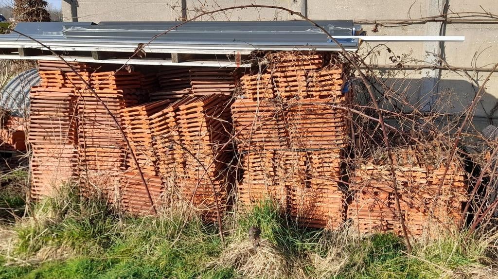 1080 tuiles rouges JML Silex (TTR) pour 73 m², Pierre ou Argile, Enlèvement, Utilisé, Rouge