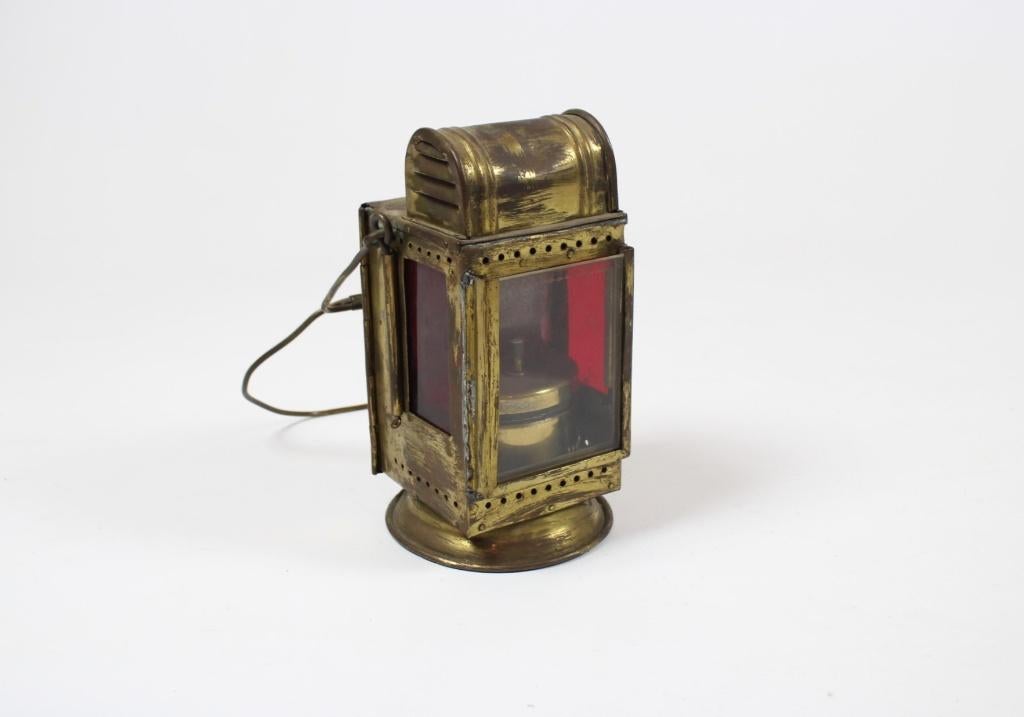 Een oude carbuurlamp / carbidlamp /acetyleenlamp, Antiek en Kunst, Curiosa en Brocante, Ophalen of Verzenden