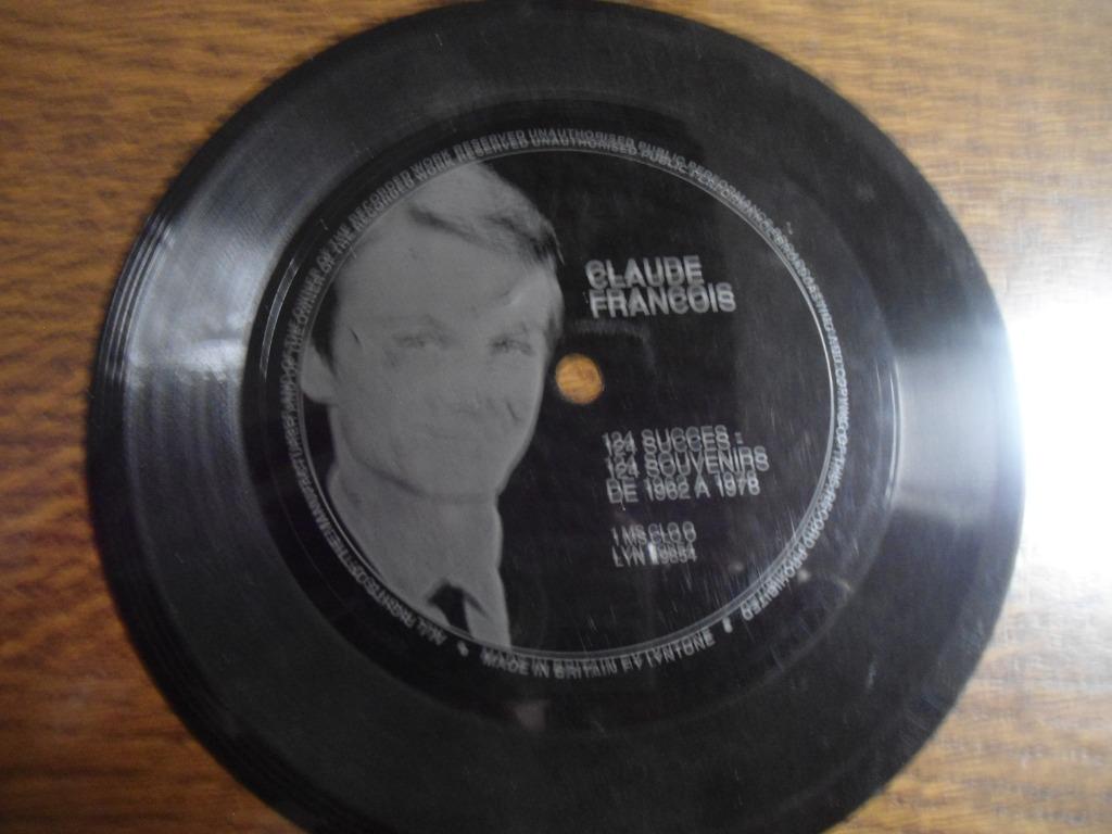 Ancien petit disque Souple Claude François., CD & DVD, Enlèvement ou Envoi, Utilisé, Autres formats