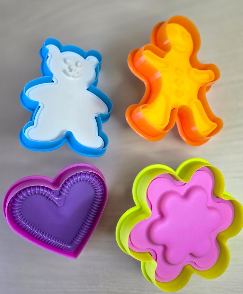 Uitsteekvormpjes voor kinderkoekjes, Ophalen of Verzenden, Zo goed als nieuw, Versiering