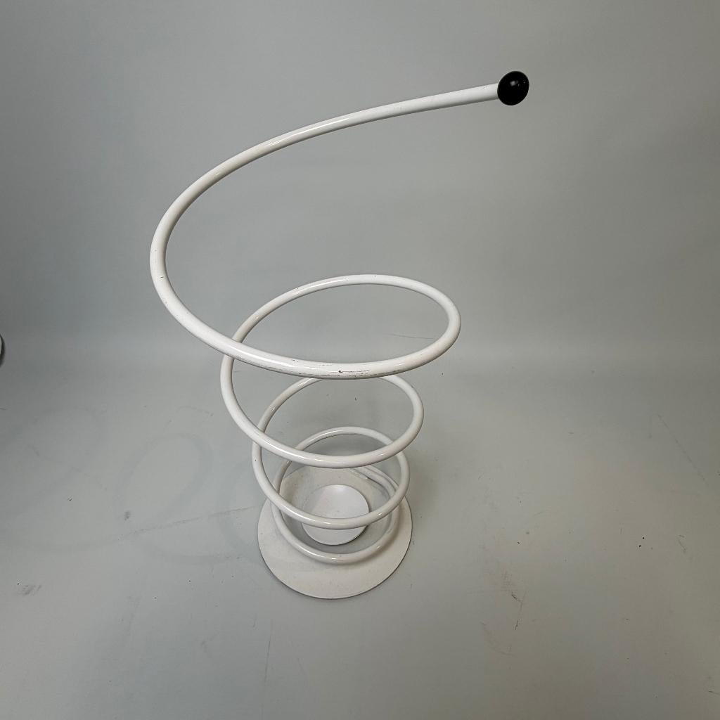 Spiraalvormige parapluhouder, Huis en Inrichting, Woonaccessoires | Paraplubakken, Gebruikt, Metaal, Ophalen of Verzenden