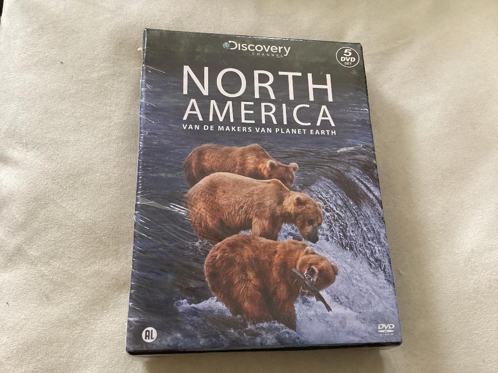 North America (discovery channel) dvd box van 5 disc's, Cd's en Dvd's, Dvd's | Documentaire en Educatief, Natuur, Boxset, Alle leeftijden