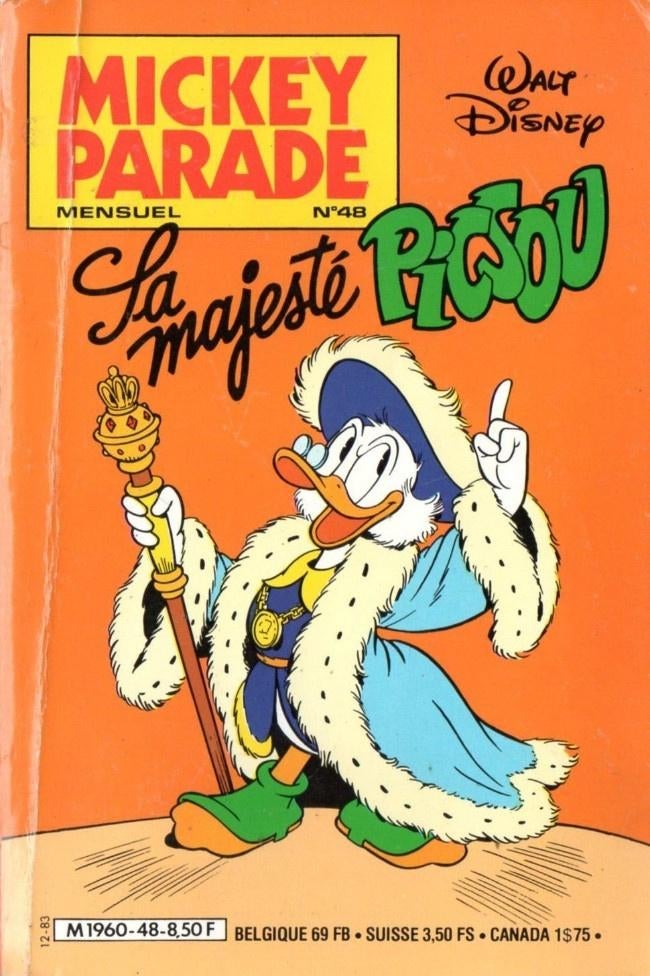 Mickey Parade N. 48 - Sa majesté Picsou, Enlèvement ou Envoi, Utilisé, WALT DISNEY, Une BD