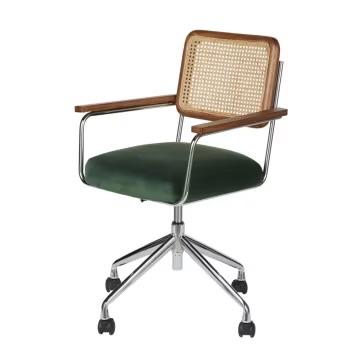 Bureaustoel Maison Du Monde Rosalie, Ophalen, Zo goed als nieuw, Groen, Bureaustoel