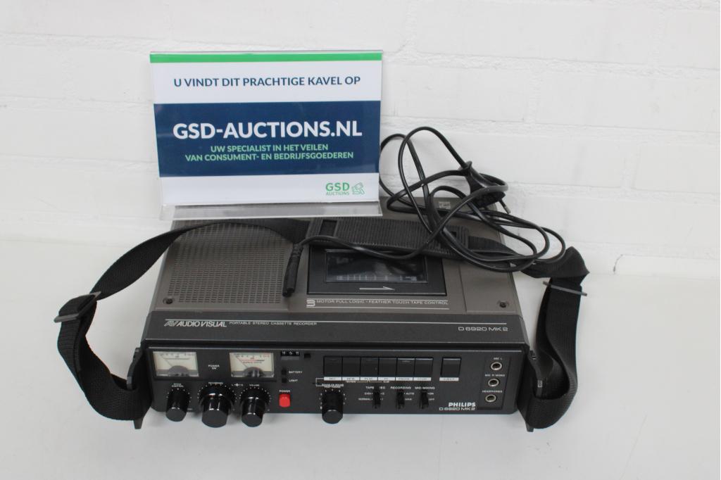 AudioVisual Portable Cassette Recorder - D6920 MK2, Niet ingevuld, Niet ingevuld, Niet ingevuld