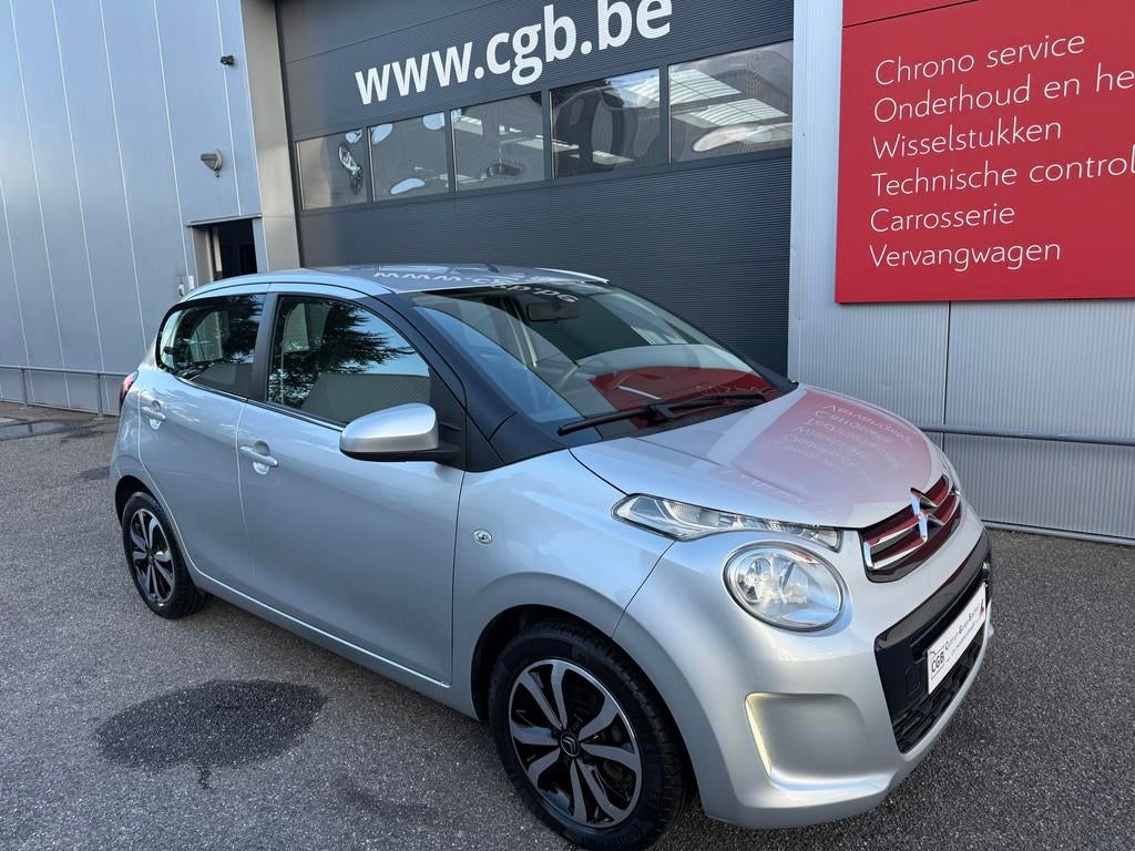 Citroën C1 12 VTI 82pk SHINE camera aut airco TOPPER, Auto's, Citroën, Voorwielaandrijving, Stof, 1199 cc, C1