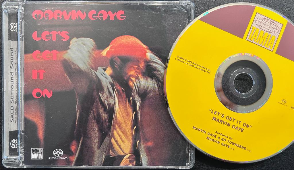 MARVIN GAYE - Let's get it on ( SACD ), CD & DVD, CD | R&B & Soul, Envoi, 1960 à 1980, Comme neuf, Soul, Nu Soul ou Neo Soul